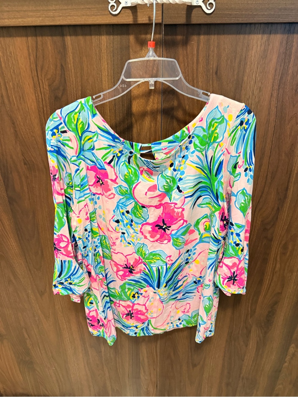 Lilly Pulitzer Bell Sleeve Top, Size XL